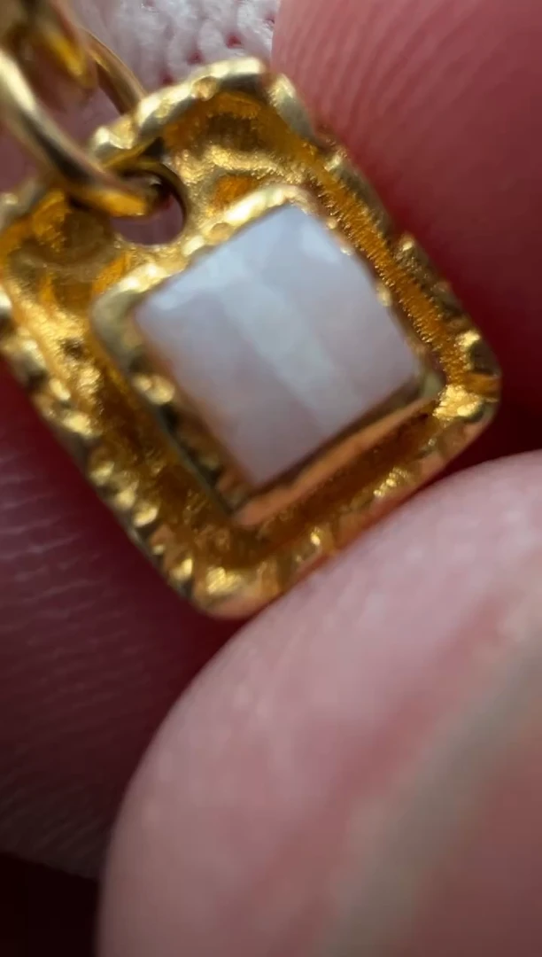 18K金镶嵌1玛瑙/玉髓玛瑙/玉髓配饰