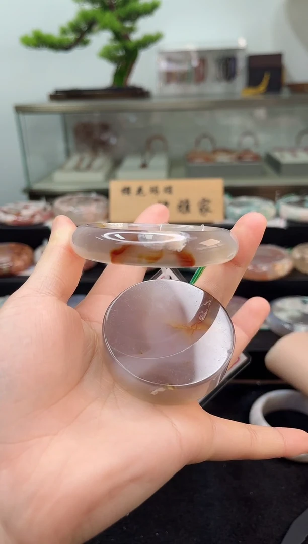 未镶嵌手镯石英质玉55圈口（赠品镯心）3889039