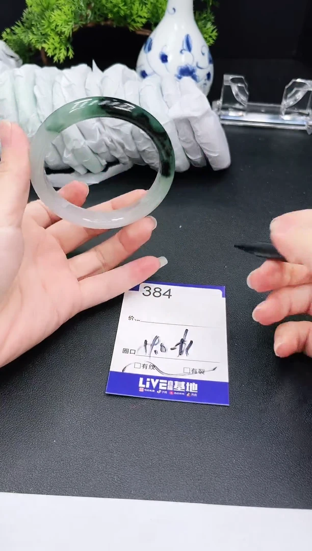 未镶嵌手镯翡翠384