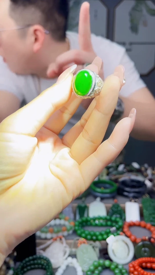 颈饰银S925镶嵌和田玉多样性发货拍一单发一个