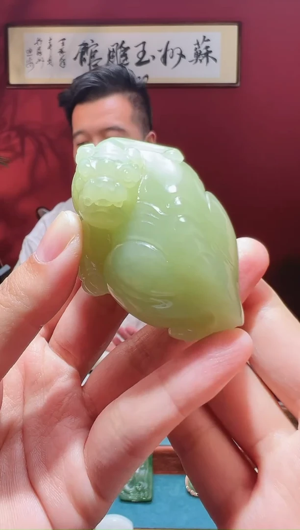 和田玉未镶嵌吊坠(不含链)1