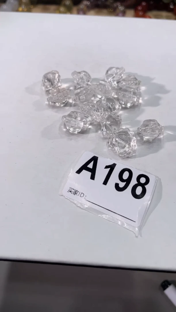 未镶嵌手链水晶多样性发一 白水桃心 A198