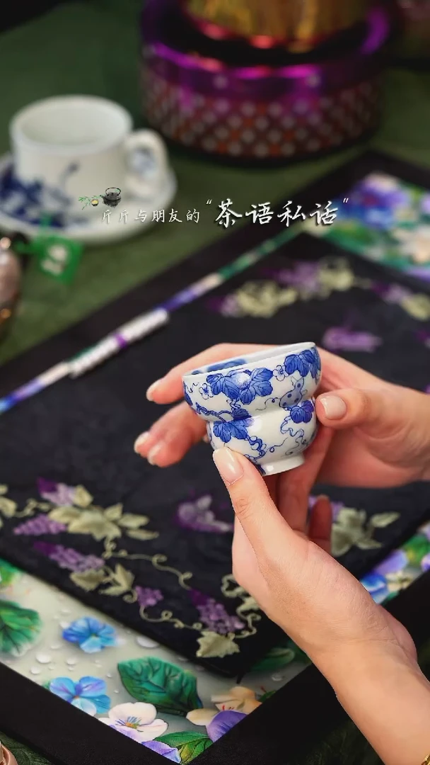 亦然堂   青花   葫芦  单杯