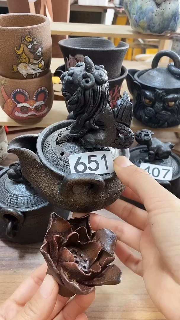 侯*飞爱砂陶艺手工制作