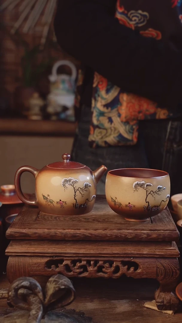 老昌号手工手绘茶器