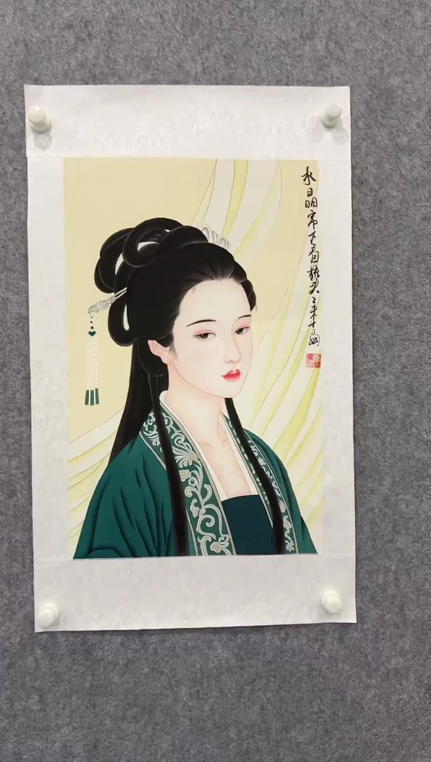 国画李纲-2.7平尺-国画作品