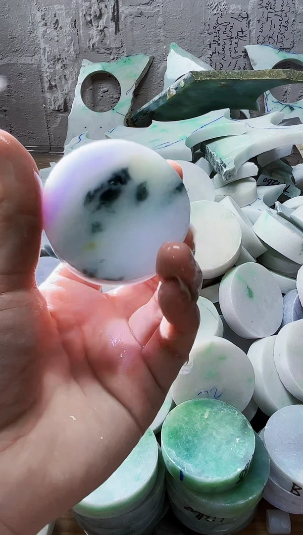 裸石翡翠天然翡翠A货308