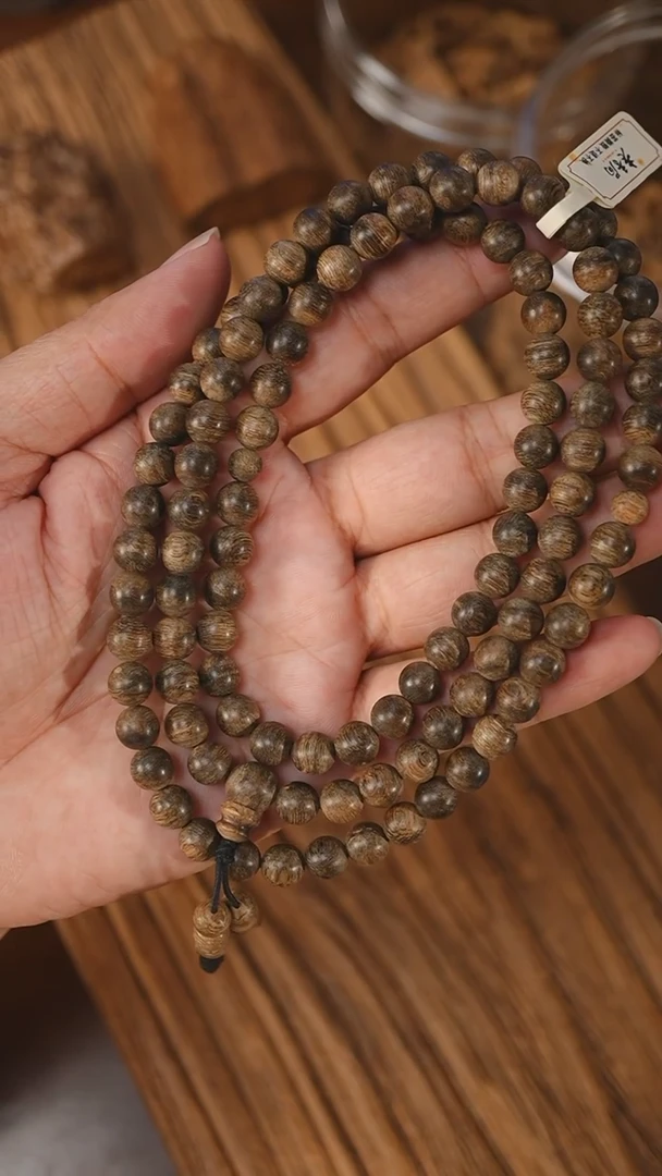 沉香手串文莱黑棋软丝老料0.78-24克+ca0827
