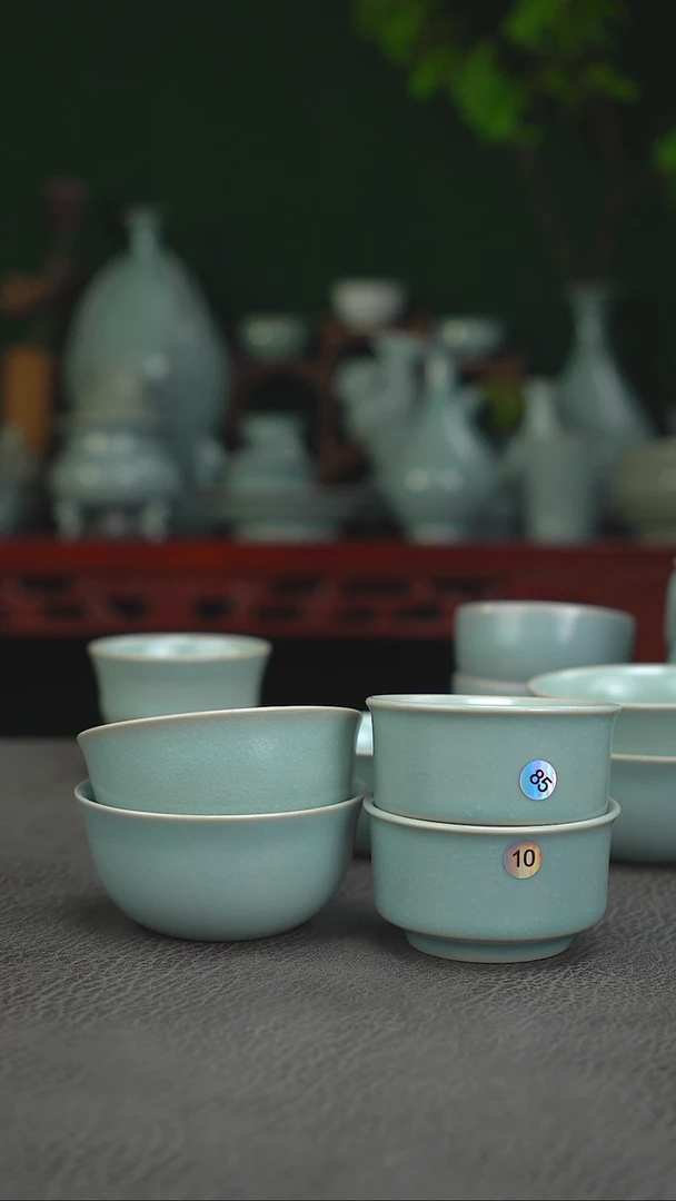 宇冰花鱼鳞鸡缸杯2只+唇口杯2只精品福利精品