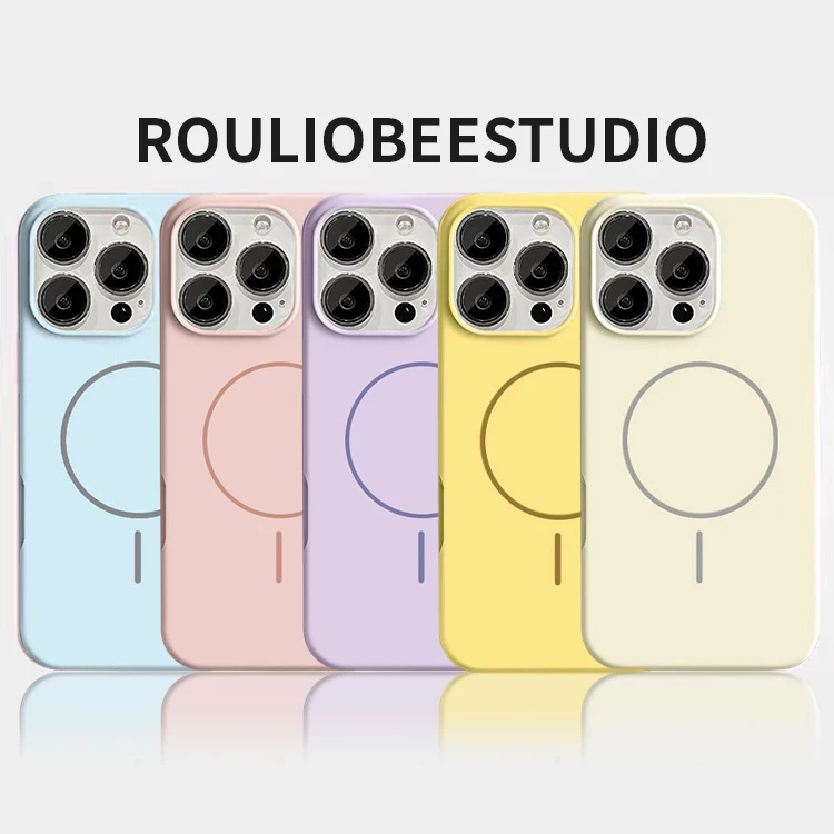 BANCA多巴胺肤感液态磁吸适用苹果16Promax手机壳iPhone15/14/13