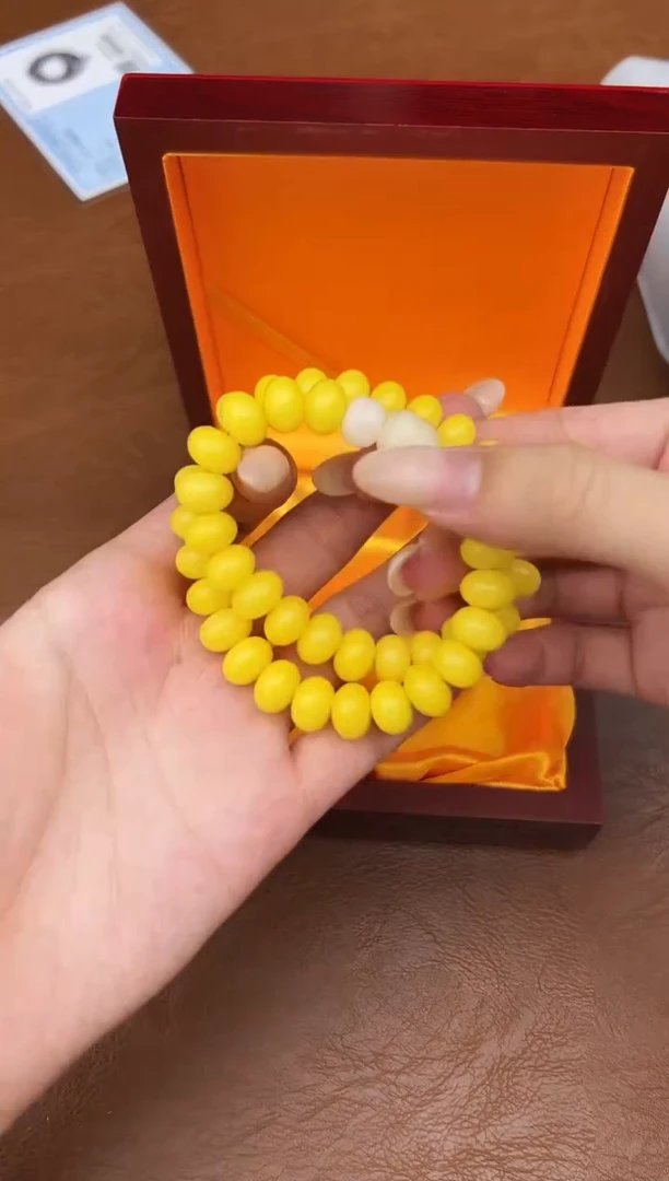 万家文玩阁黄玉菩提链接@@L007