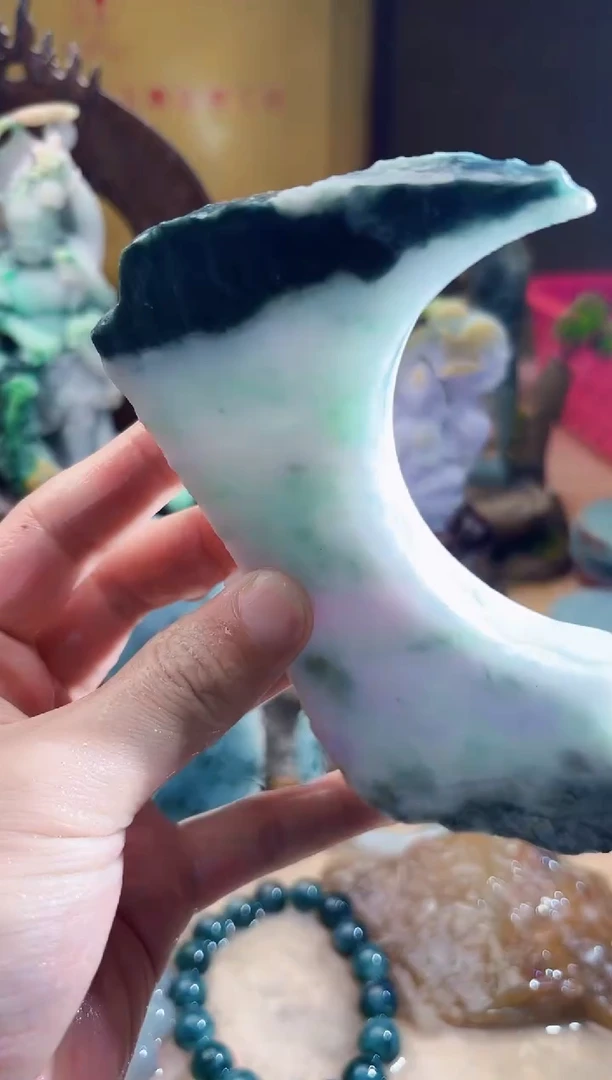 未镶嵌挂件翡翠A货张麦6068