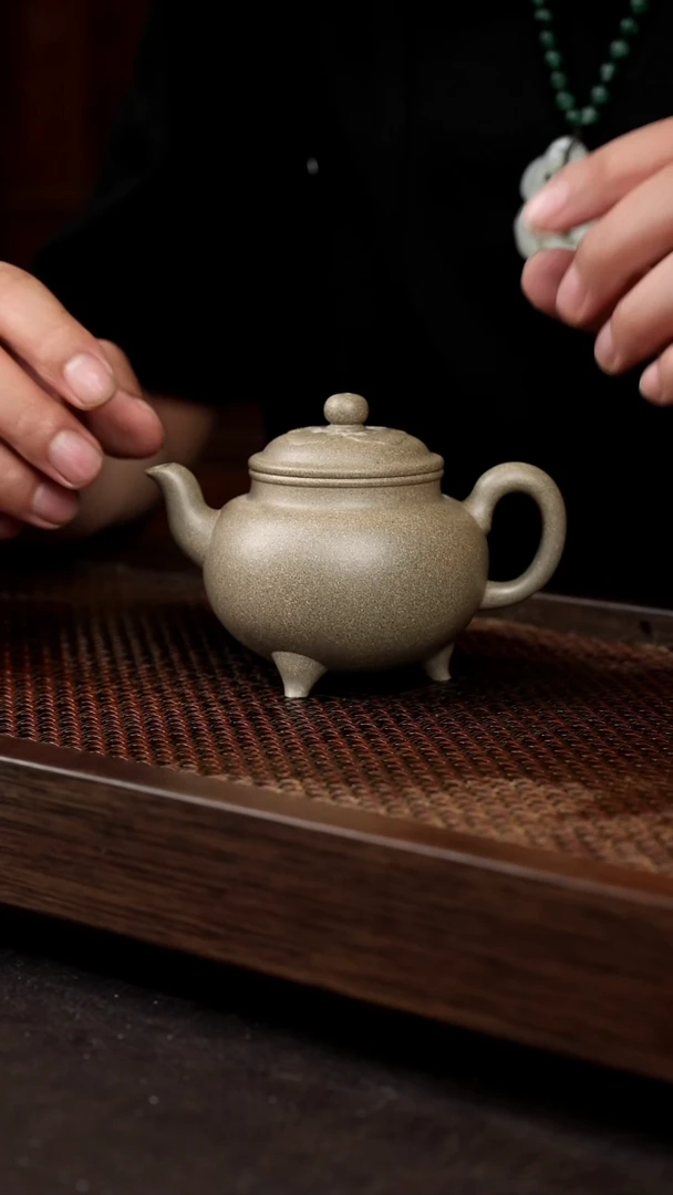 茶壶紫砂青段大彬如意