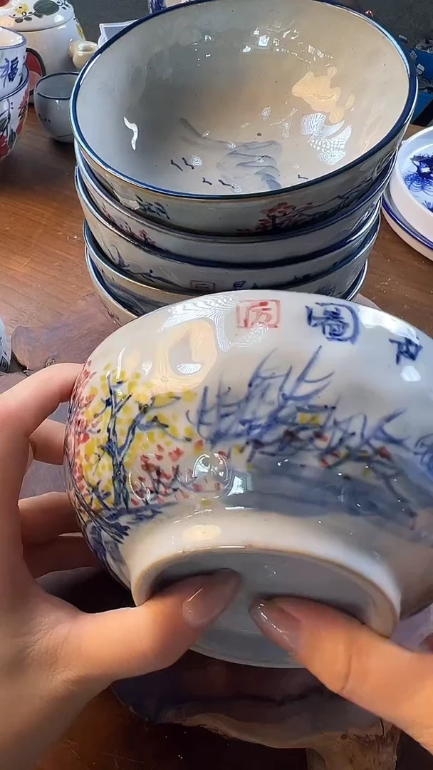 碗752老陶泥手捏碗