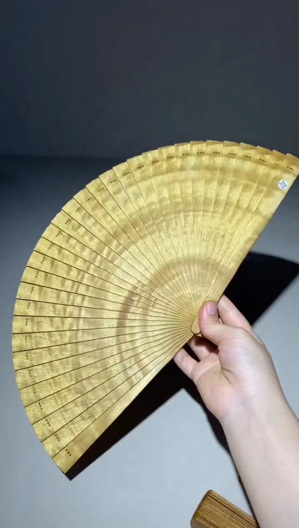 金丝楠硬*21cm金丝楠木小叶桢楠扇315