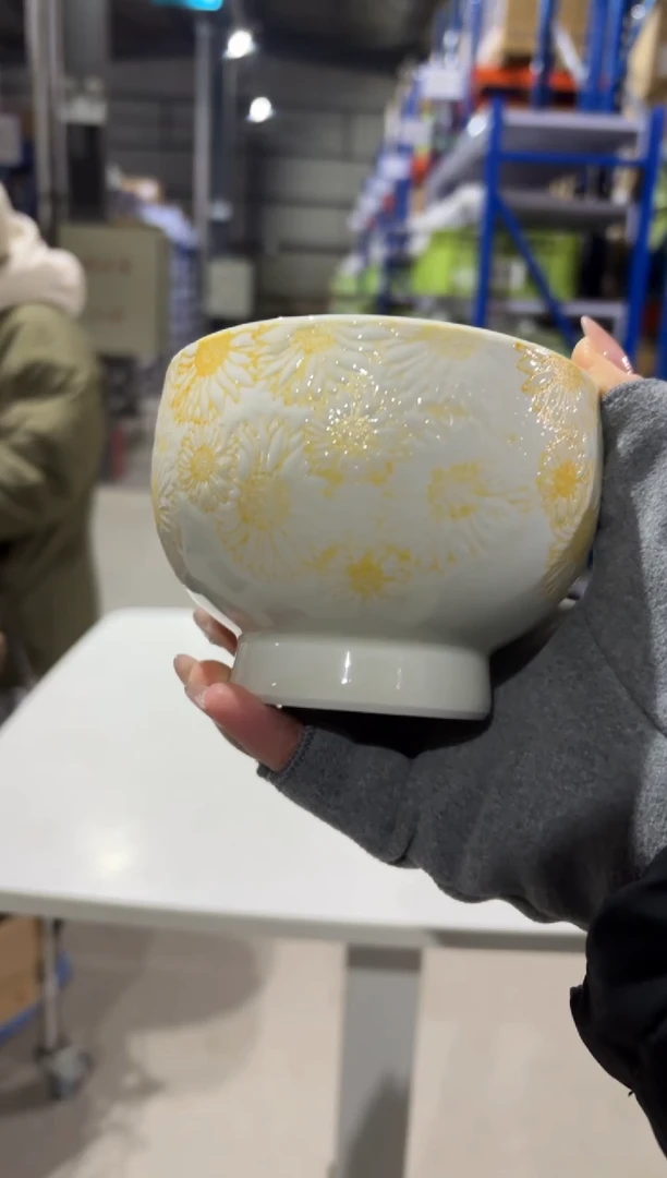 玻璃纸デイジー まり碗