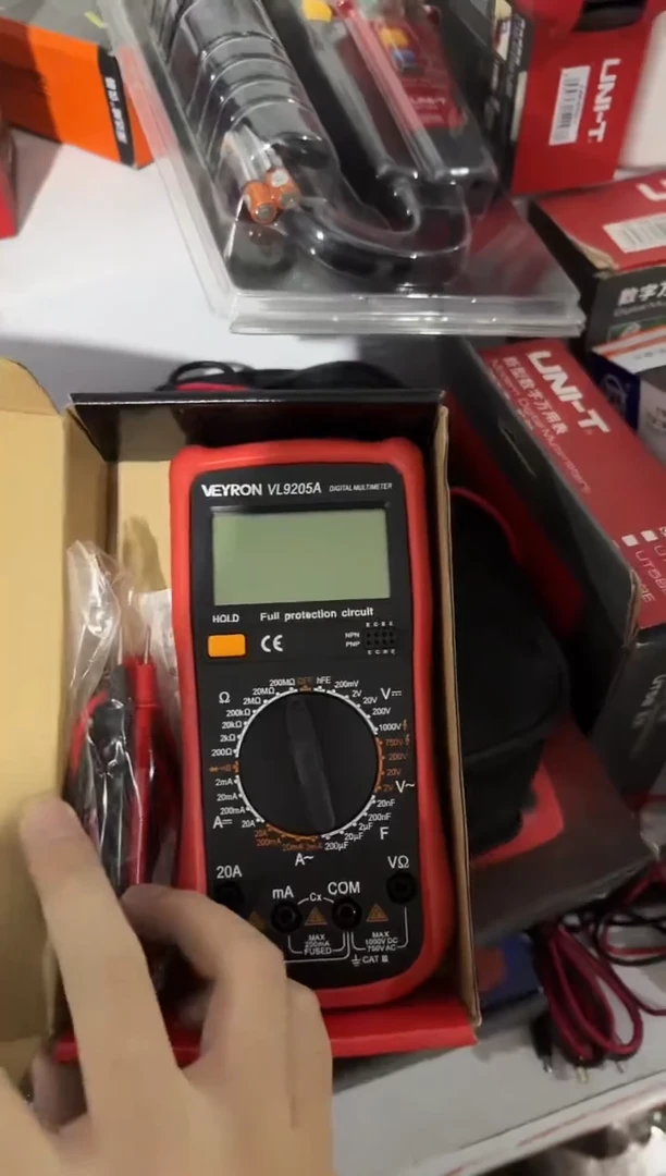 威龙仪器VL-9205A《新款全保护》数字万用表