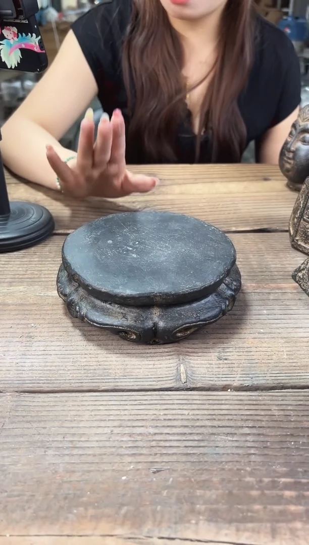 陶土【火山泥】金箍坛底座