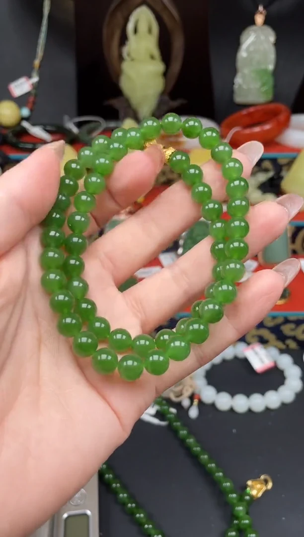 和田玉未镶嵌颈饰项链l023多样性发其一