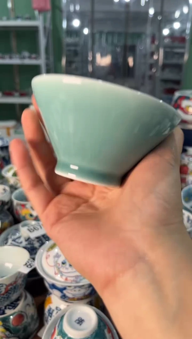 昨明景德镇陶瓷：斗笠杯