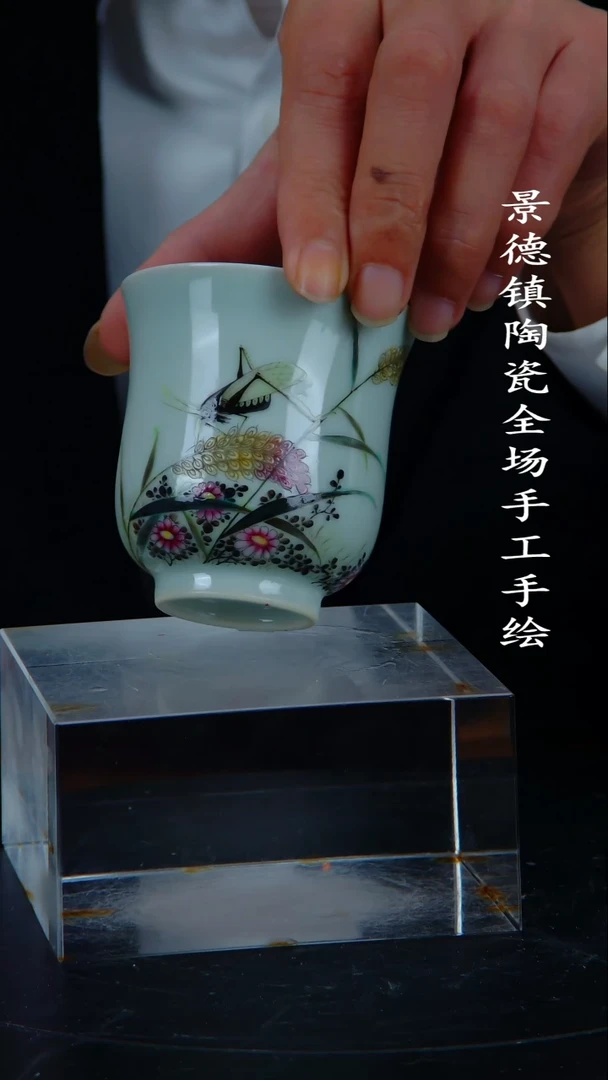 瓶景德镇手工手绘陶瓷摆件33