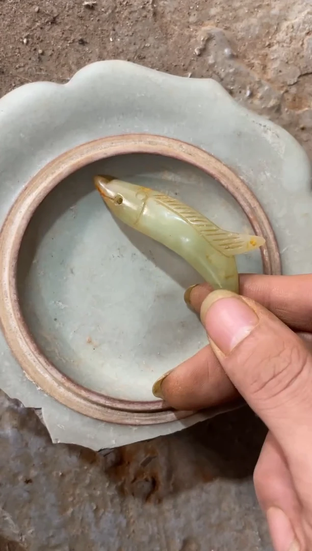 瓷片手工，手绘，陶瓷