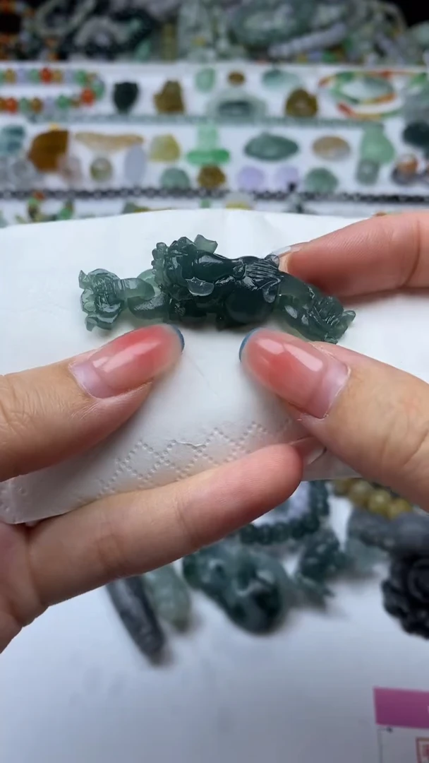 未镶嵌定制翡翠毛货定制不退不换