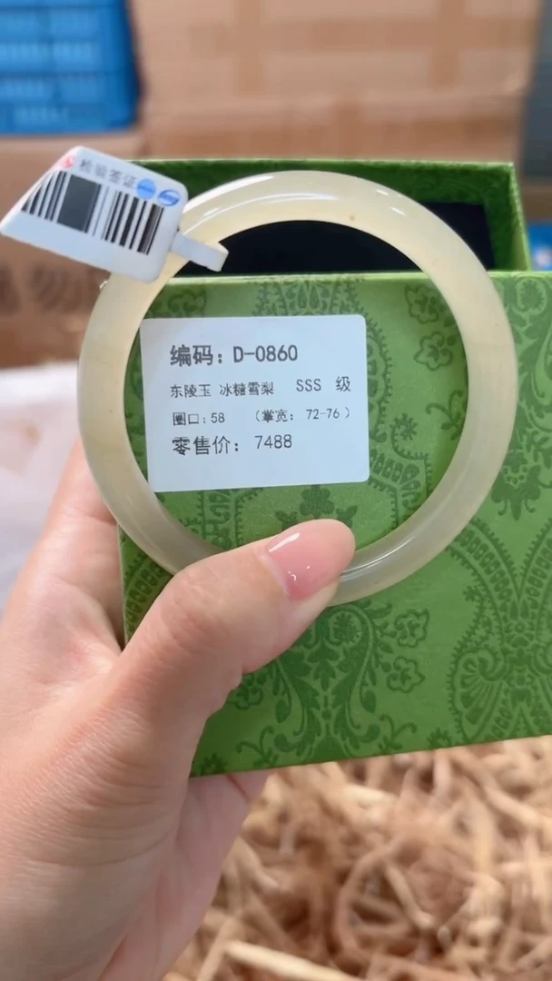 未镶嵌手镯石英质玉D-0860