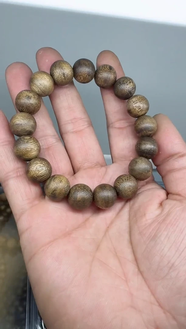 【闪购商品】沉香手串乌身1.3规格单圈12克