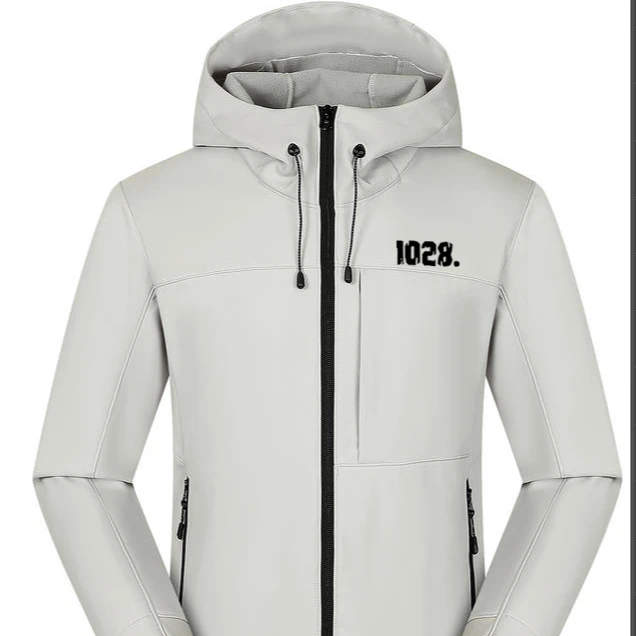 1028.防风防水软壳风衣户外徒步连帽休闲运动夹克外套防泼水秋冬