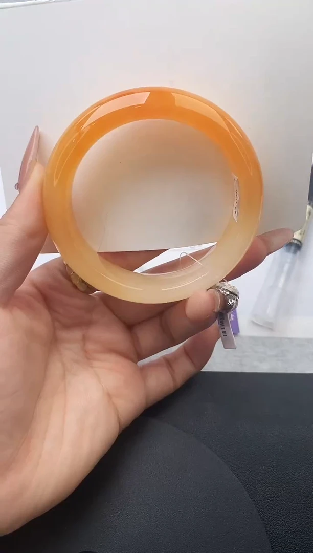 未镶嵌手镯石英质玉w22-HHB57+