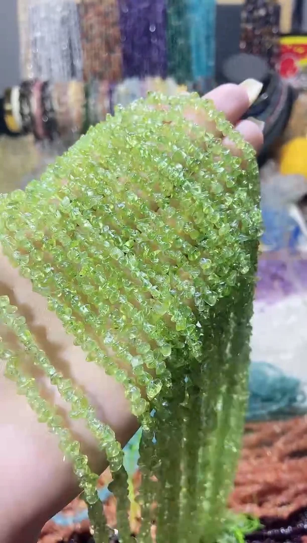 未镶嵌珠宝半成品水晶橄榄