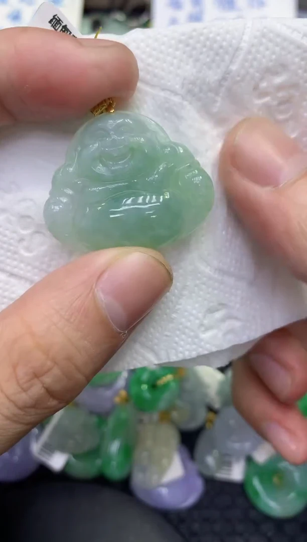 颈饰未镶嵌翡翠天然缅甸A货翡翠
