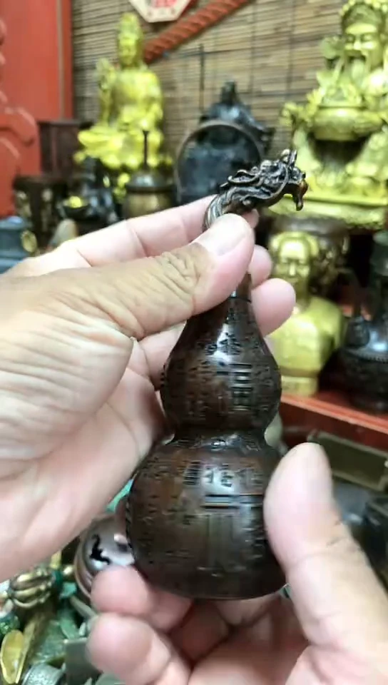 鸿兴工艺摆件把件福字葫芦