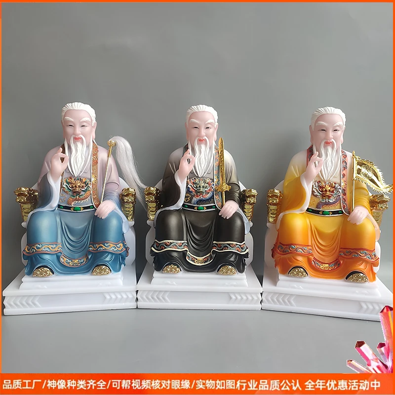 新款胡天霸胡天龍胡天刚汉白玉像胡氏三兄弟七爷四爷家用客厅摆件