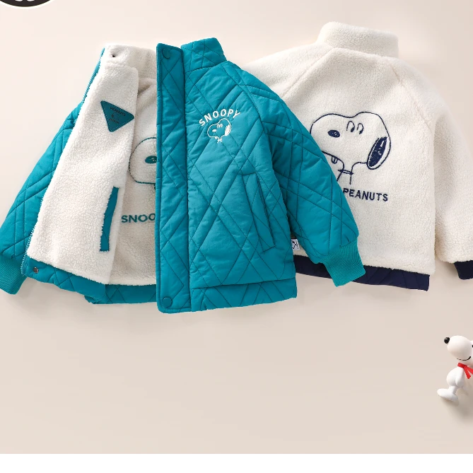 毛毛航线棉双面穿棉服外套KRS107