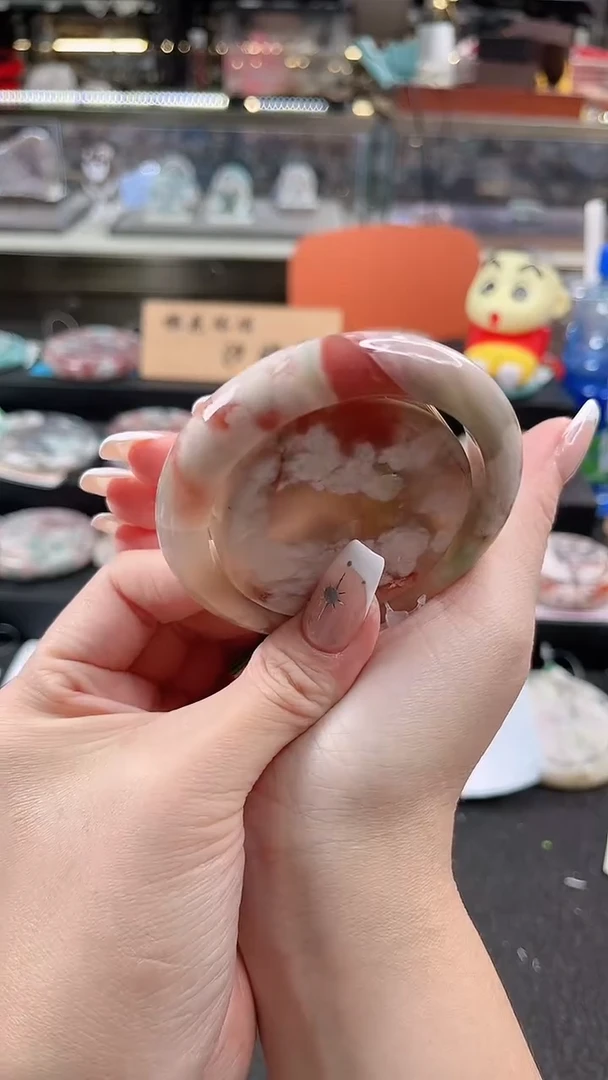 未镶嵌手镯石英质玉尘*丷圈口（赠品镯心）