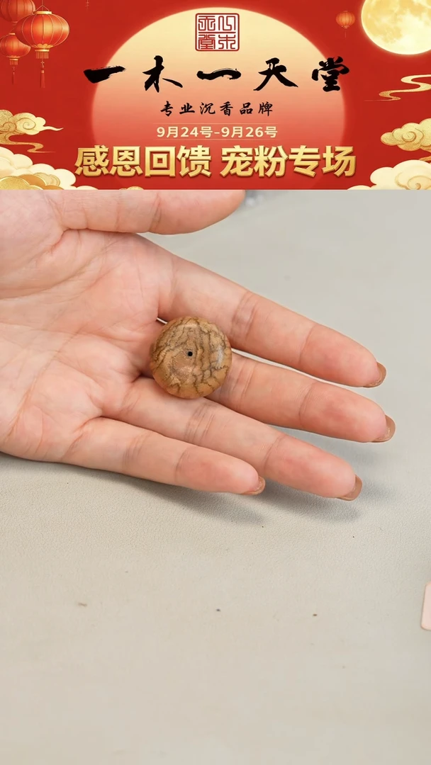 沉香沉香碎屑加里曼丹小号平安扣