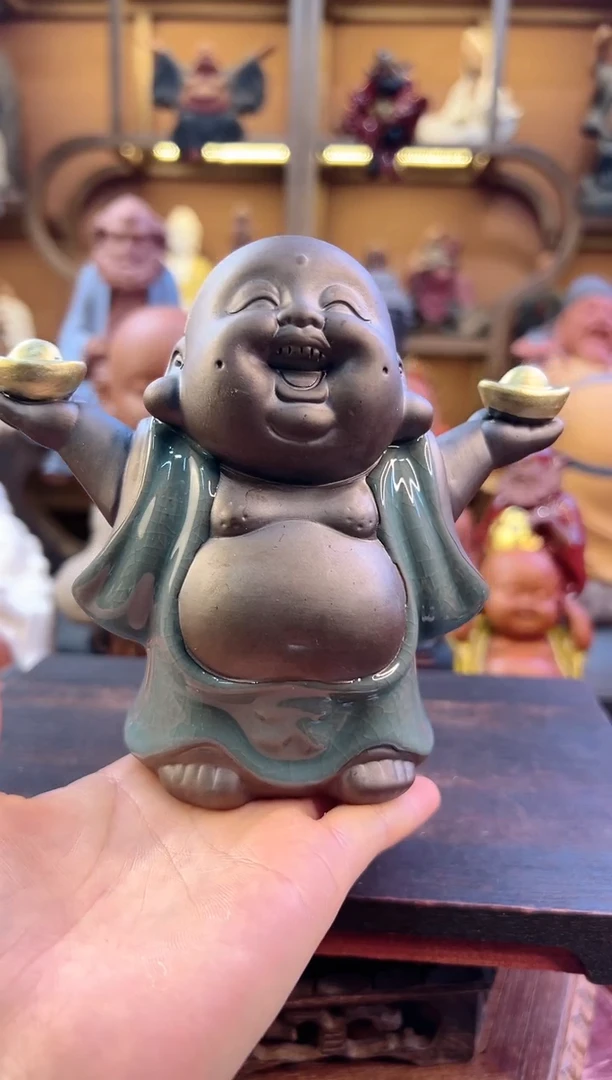 紫砂茶宠器闵紫砂茶宠摆件