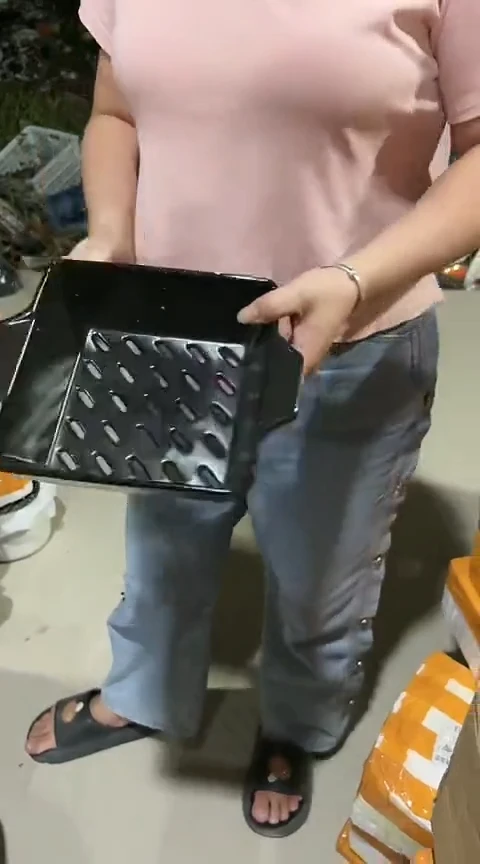 陶瑕疵黑色沥水篮不能明火