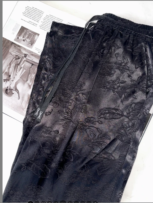 【BWR】高级感通勤百搭时尚显瘦黑色直筒裤24cw77536