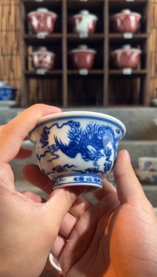 【闪购商品】天禄言瓷双凤压手089