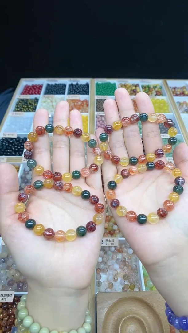 【闪购商品】水晶手串未镶嵌多宝胶花多样性发一