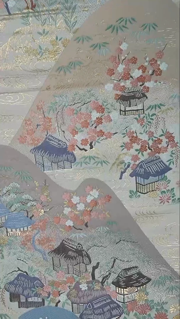 织绣148 六通细密织风景特价