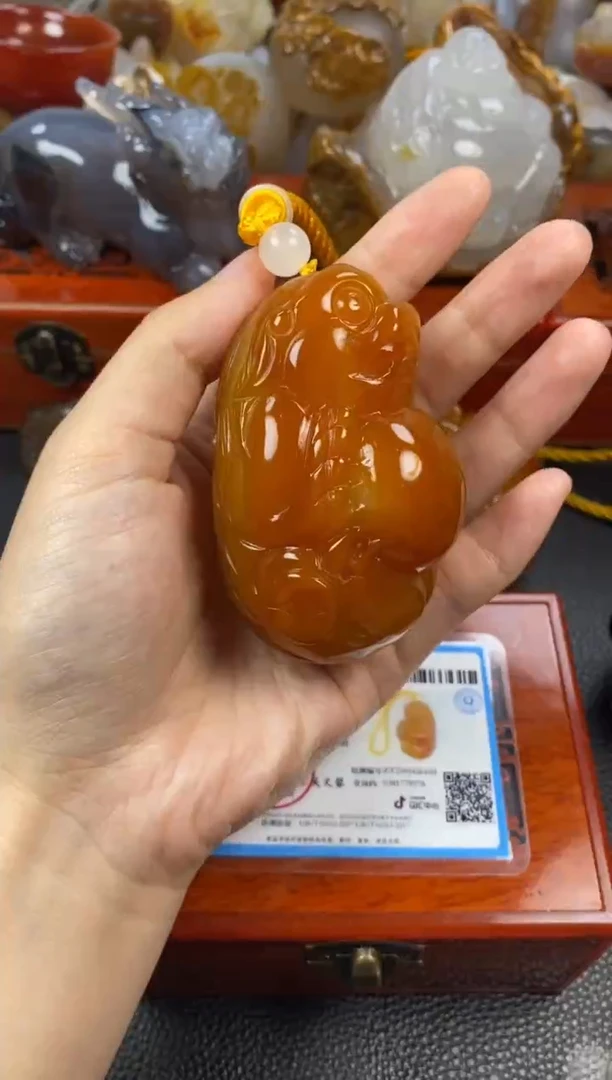 玛瑙/玉髓手把未镶嵌大*1