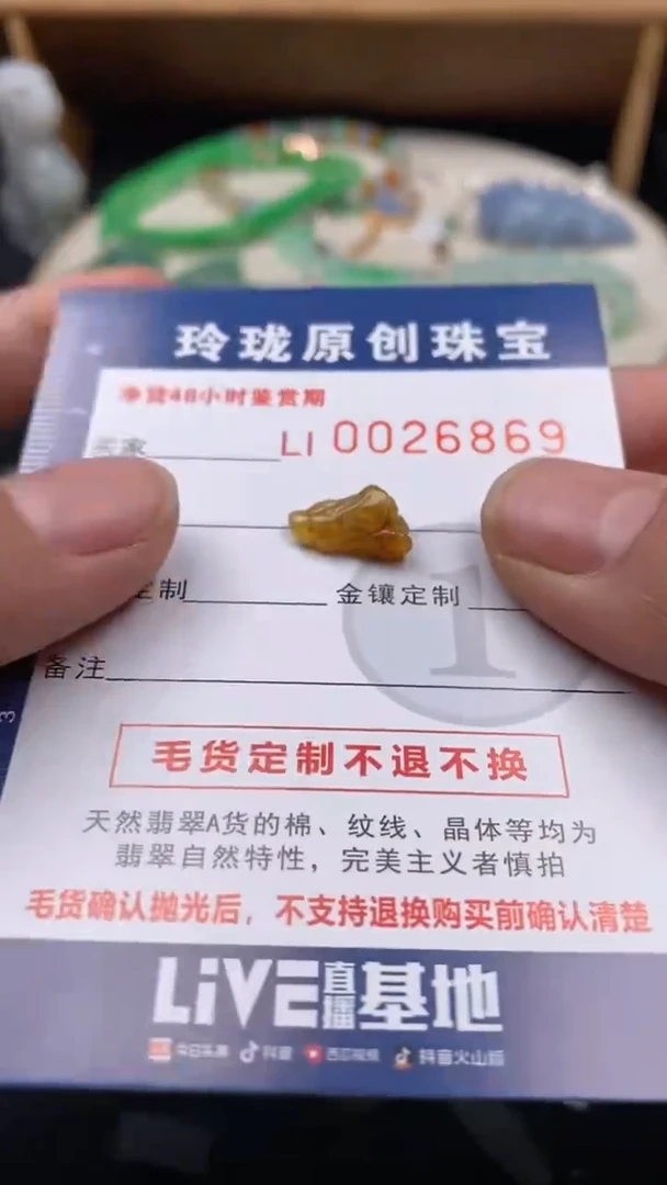 【闪购商品】翡翠颈饰未镶嵌翡翠净货26869