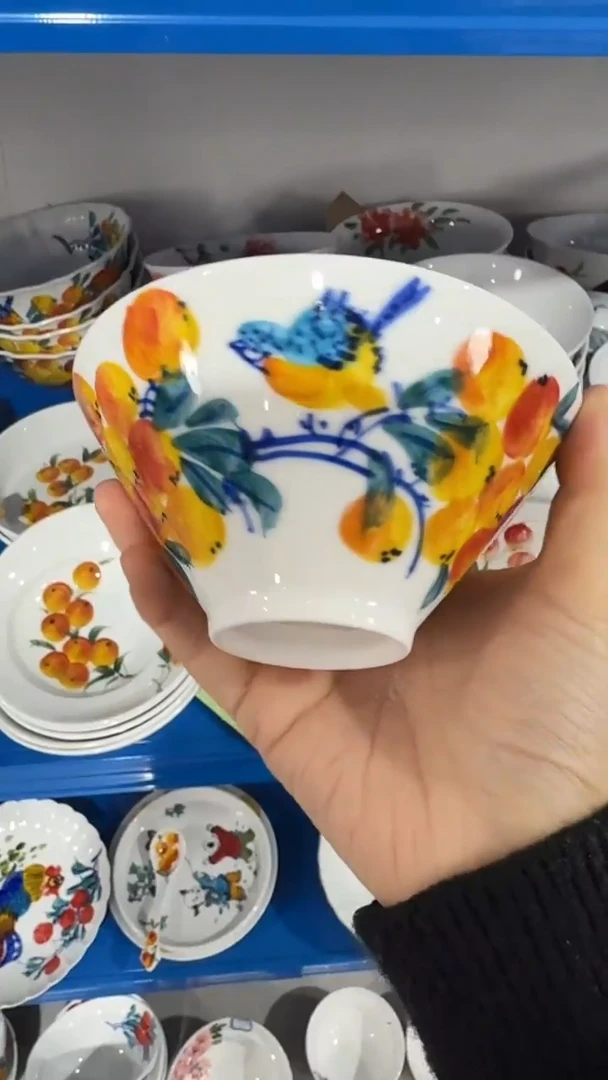 摆件陶瓷景德镇高温瓷（小斗笠碗）