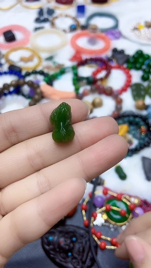 【闪购商品】和田玉珠宝半成品未镶嵌A50ETGFSD