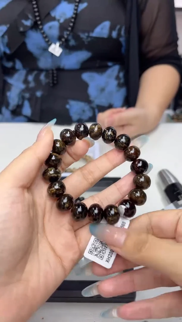 未镶嵌琥珀裸石抚顺琥珀13黑花多样性发货