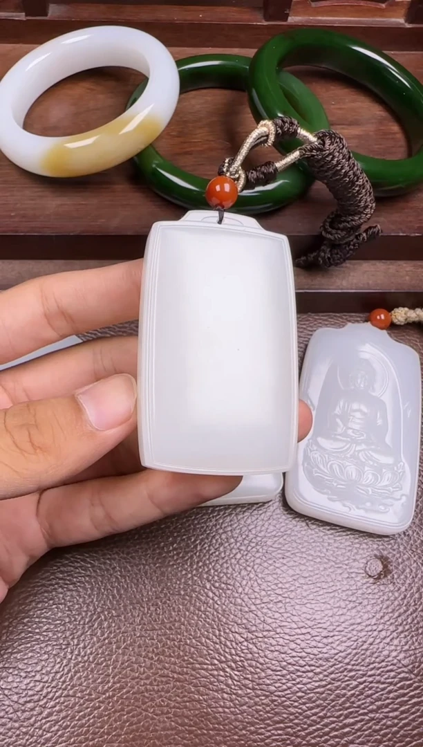 未镶嵌和田玉挂件和田玉无事牌